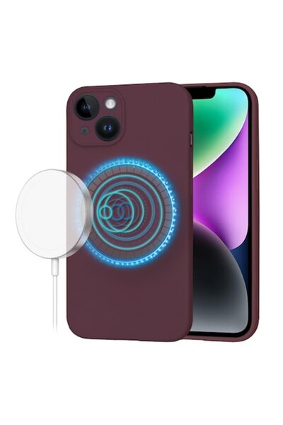 Velo iPhone 14 Ergonomic Silicone Case P3637 - Plum Crazy Red