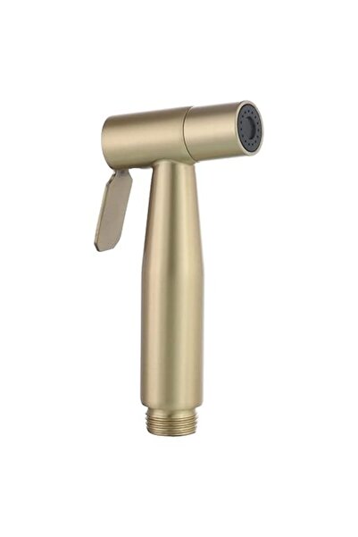 Xess Toilet Bidet Sprayer Stainless Steel Hand Held Shattaf Sprayer Head Replacement Brushed Gold, WS024J