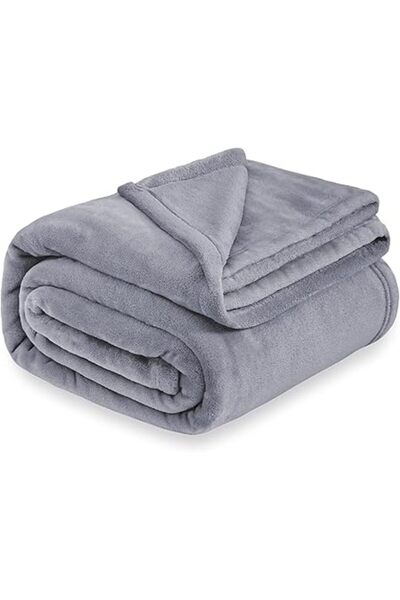 Xess Twin 150 * 200cm Fleece Blanket : 270GSM Super Soft Lightweight Bed Blanket Plush Fuzzy Cozy Luxur