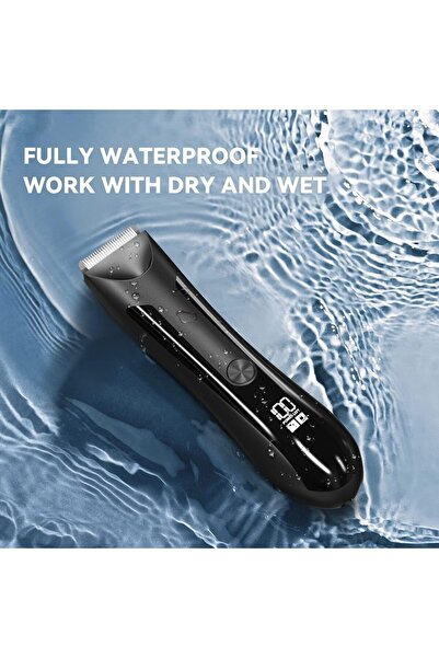 genernic Necomi Body Hair Trimmer and Electric Shaver - Waterproof Groin Trimmer for Men