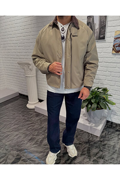 Boylu Giyim Gabardin Ceket/Mont