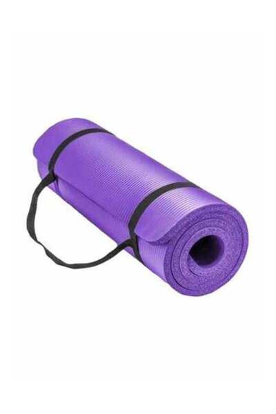 Generic سجادة تمارين رياضية مضادة للتمزق مع حزام حمل 60 × 10 سم