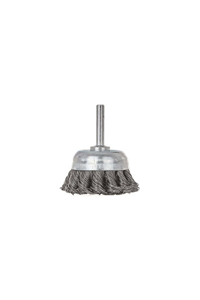 GEKO Twisted wire cup brush with shank, 50 mm, G00624-1