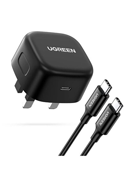 Ugreen Fast Charger with USB-C Cable 1m Black