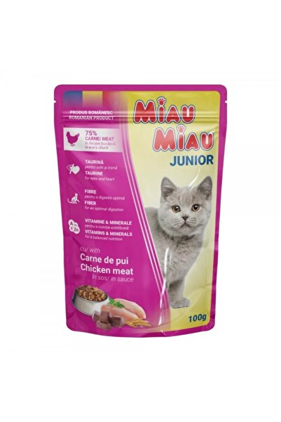 MIAU MIAU Kitten Wet Cat Food Set 24 x 100 g