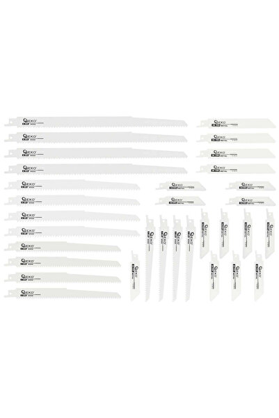 GEKO Set of reciprocating saw blades, 28 pieces, G01254