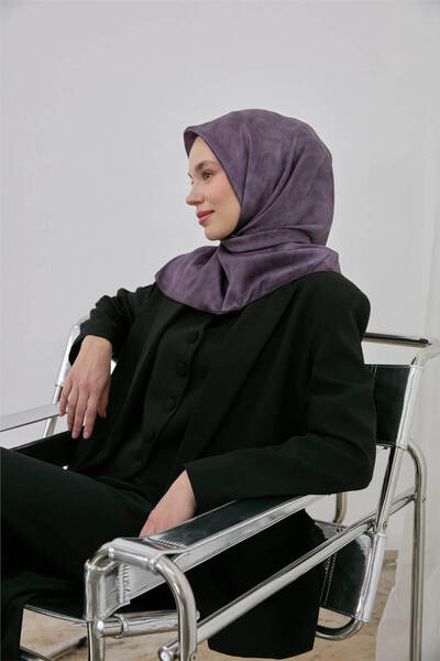 Silk Home Shiny Sparkle Scarf Magenta Ethnic Pattern 90*90