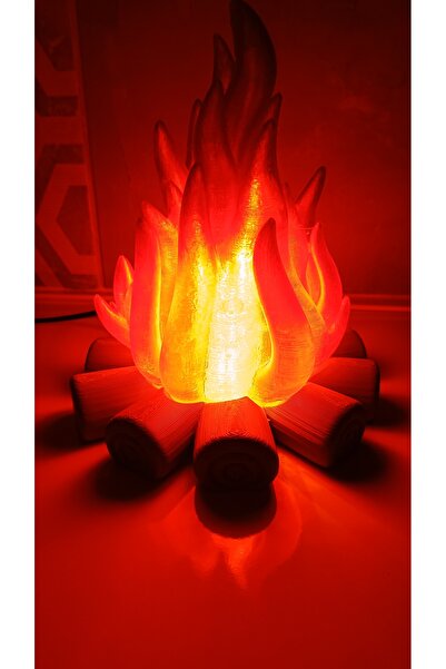 KAMER 3 FONKSİYON'LU ALEV SAÇAN 🔥 MEŞALE ŞÖMİNE