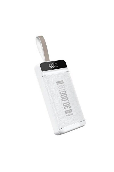 POWERWAY QC30 30000 Mah Dijital Göstergeli Ekran Powerbank