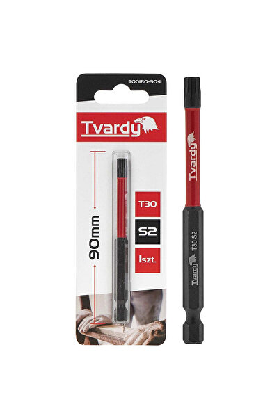 Tvardy Impact bit T30, 90 mm S2, T00180-90-1