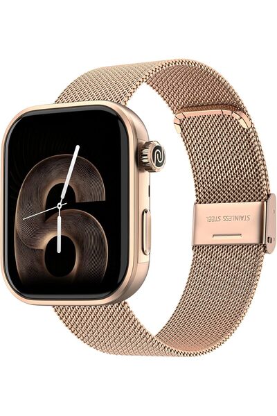 Noise Pro 6 Smart Watch (Rose-Gold Link)