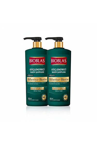 Bioblas 900 ML BİBERİYE & BİOTİN & Herbal B19 Dökülme Karşıtı Güçlendirici Ba...