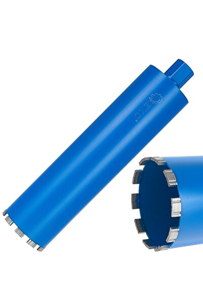 GEKO Carotă diamantată pentru găurire umedă/uscată, 112 x 10 x 450 mm, 10 segmente, 1 1/4", G 65215