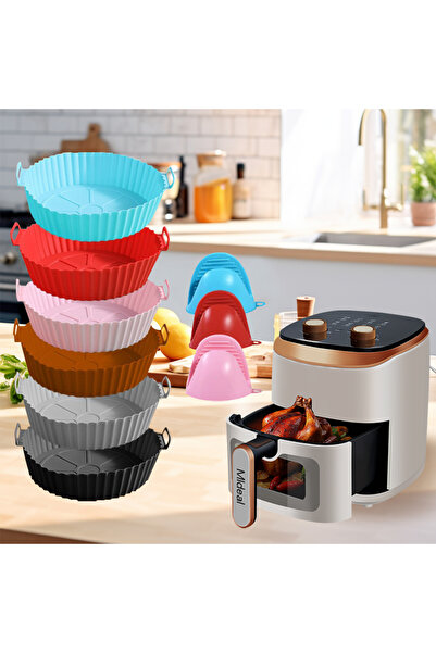 GENERAL 1 Heat Resistant Non-Stick Food-Grade Silicone Air Fryer Liner for Basket (BPA Free)