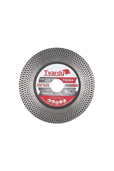 Tvardy Disc diamantat pentru șlefuirea și tăierea plăcilor ceramice, 125 x 25 x 22,23 mm, T00804