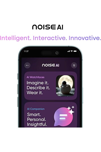 Noise Pro 6 Smart Watch (Rose-Gold Link)