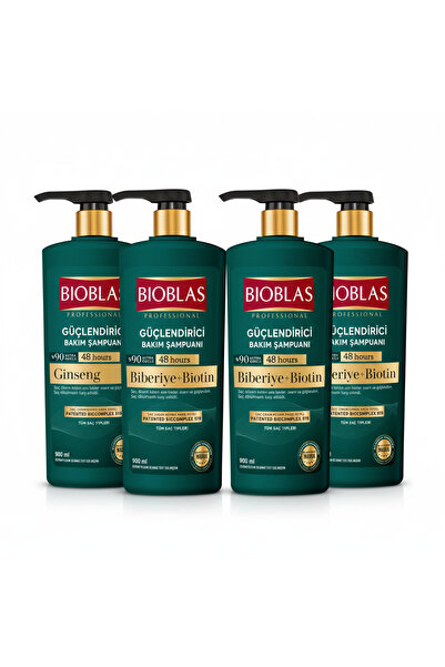 Bioblas 900 ML BİBERİYE & BİOTİN & Herbal B19 Dökülme Karşıtı Güçlendirici Ba...