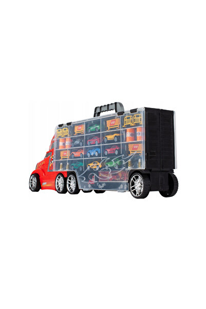 MalPlay Truck Set with Toy Cars and Play Mat, 29 Pieces