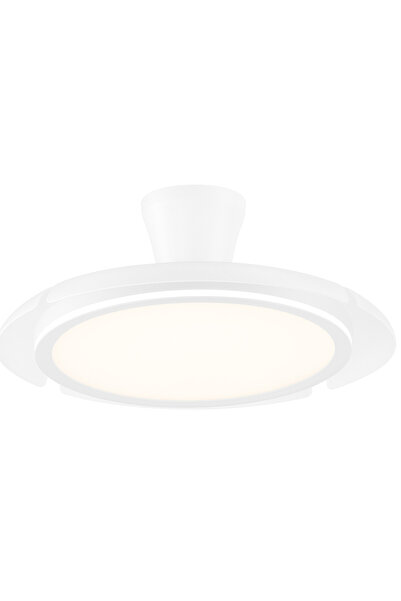 SeckinStore Elegant Tavan Vantilatörü 95W 3 Renk LED Işık Gizli Katlanır Kanatlı Uzaktan Kumandalı Modern