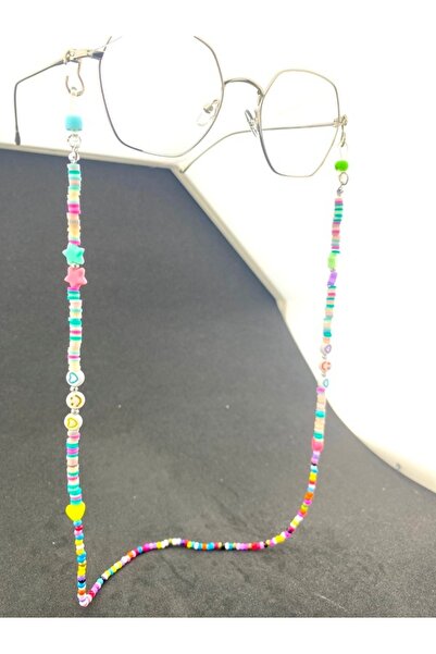 Optic Master Gökkuşağı Çocuk Gözlüğü İpi / Zinciri Mavi