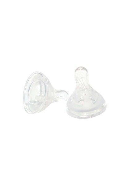Nuvi Silicone Nipples For Standard Bottles – Pack of 2, Infants 3m+, Medium Flow