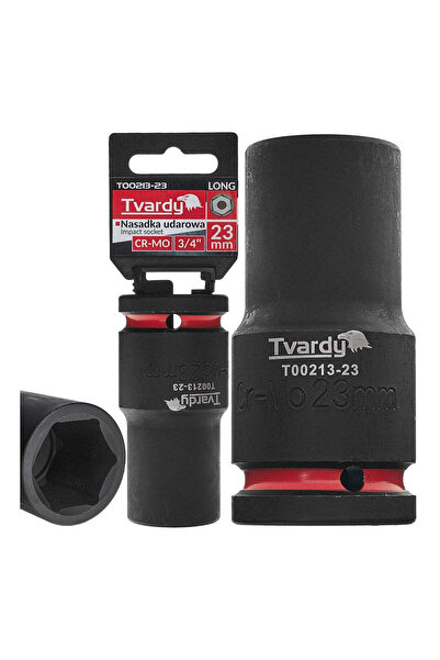 Tvardy Cheie tubulară de impact adâncă cu 6 puncte 3/4", 23 mm, Cr-Mo,