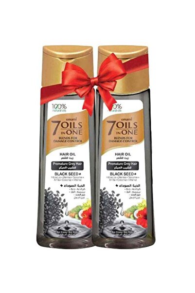 Emami زيت شعر الحبة السوداء 7 في 1، عبوة من قطعتين 200 مل