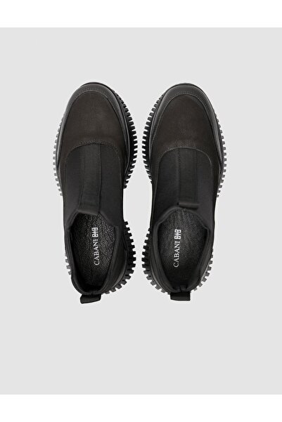 Cabani 100% Genuine Nubuck Leather Black Women's Casual Boots