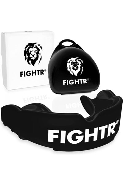 FIGHTR Premium Mouth Guard - Excellent Breathing & Easy to Fit (Includes Hygienic Box)