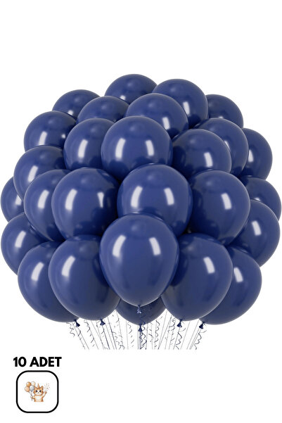 BALOMİS Lacivert Parti Balonu Helyum Uyumlu Organizasyon Süsleme