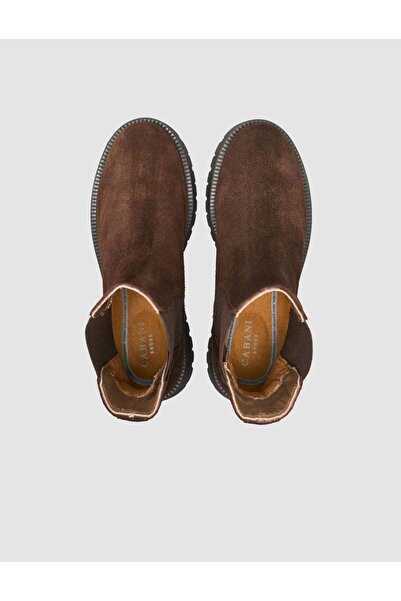 Cabani 100% Suede Leather Brown Women's Casual Boots