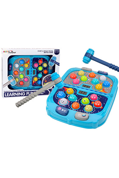 LEAN Wack A Mole Interactive Sound & Light Game - 9 Speed Levels, 18042