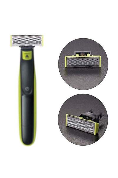 OEM Product - Men's Manual Beard Shaver Replacement Blade Head - Compatible with Philips OneBlade Shaver