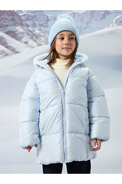 LC Waikiki Hooded Girl's Puffer Coat from Uzg Store for Style Enthusiasts