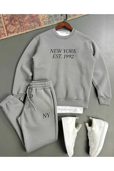 woonkey New York Streetwear Oversized Set – Black Sweatshirt & Jogger