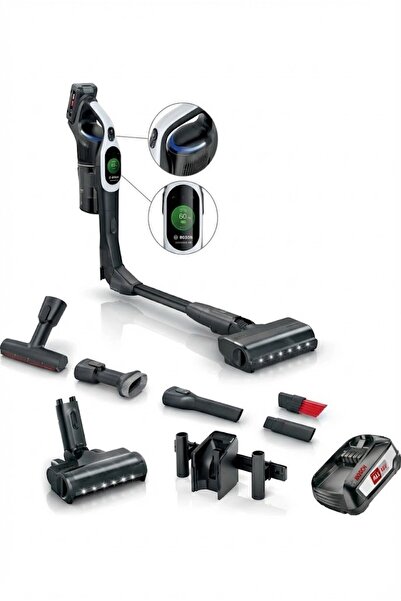 Bosch Unlimited 6 BCS1041WAC Beyaz, Değiştirilebilir Çift Batarya, Ultra Hafi...