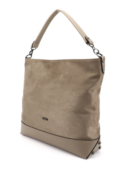 GÖNDERİ(R) Women's Mink Suede Mink Long Strap Hand and Shoulder Bag