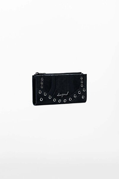 Desi Medium wallet with studs and snake pattern