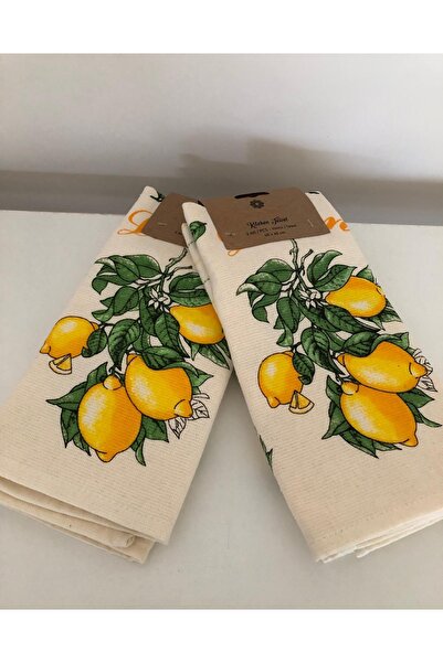 Romans Lemon 4-Pack Kitchen Towels 40X60 cm
