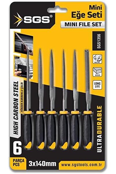 SGS Mini Eğe Seti 6 Parça 3x140 mm SGS1356