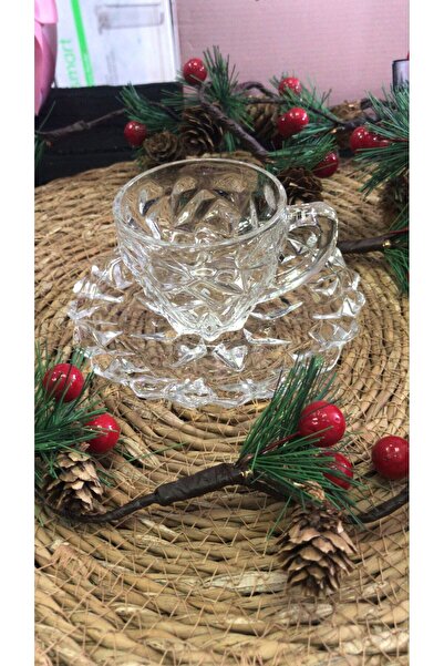 Glass In Love Set of 6 Coffee Cups