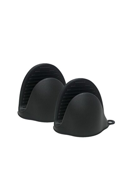 GENERALTEC Two pieces of heat-resistant, non-slip silicone oven mitts for coo...