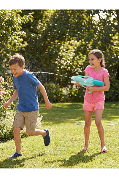 REZZOSS High Pressure Manual Water Gun for Kids - Continuous Stream Squirt Gun Blaster for Boys & Girls Gift