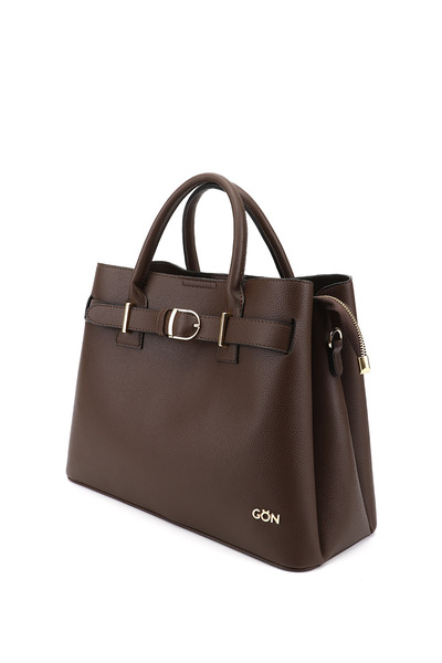 GÖNDERİ(R) Women's Brown Long Strap Hand and Shoulder Bag