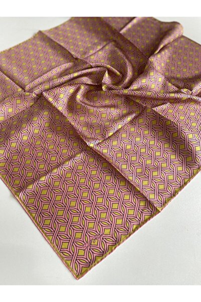 Silk Home Tivil Pure Silk 11479 - 52211 Αφηρημένο σχέδιο κίτρινο ροζ