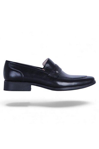 TekYıldız Tek Star 1807 Black Rubber Men's Leather Classic Shoes