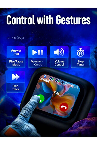 OEM Smart Earbuds with Display Case | ANC, BT 5.4, 40H Battery