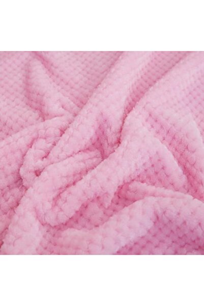 OEM Fluffy Blanket with Fur 200x230cm, Unique Pattern, Premium Material, 2 Persons, Pink
