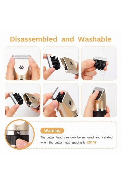 OEM Animal, cat, dog clipper, with ceramic and titanium blade, 2000mAh, 3-hour battery life, 2 speeds