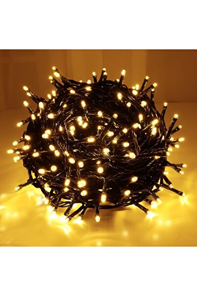 Premium Ticaret 10 Metre 100 LED Boncuk Lamba – Gün Işığı | Siyah Kablo